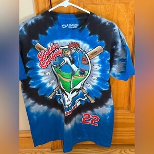 Liquid Blue Dead & Company Tie-Dye T-Shirt sz Large Los Angeles June 11 2022